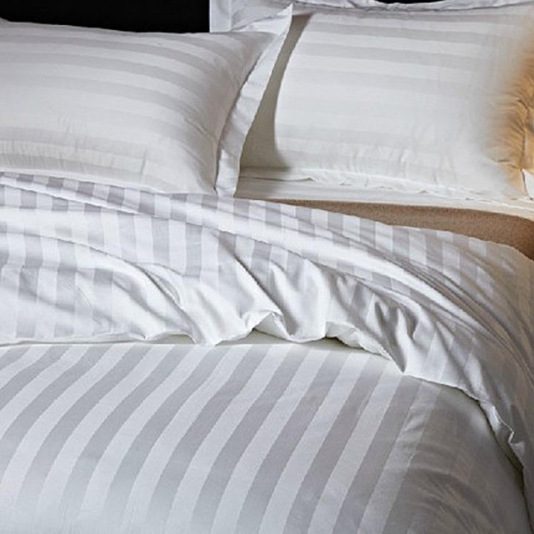 500 Thread count 100% percale cotton sateen fabric for hotel bedding linen sheets