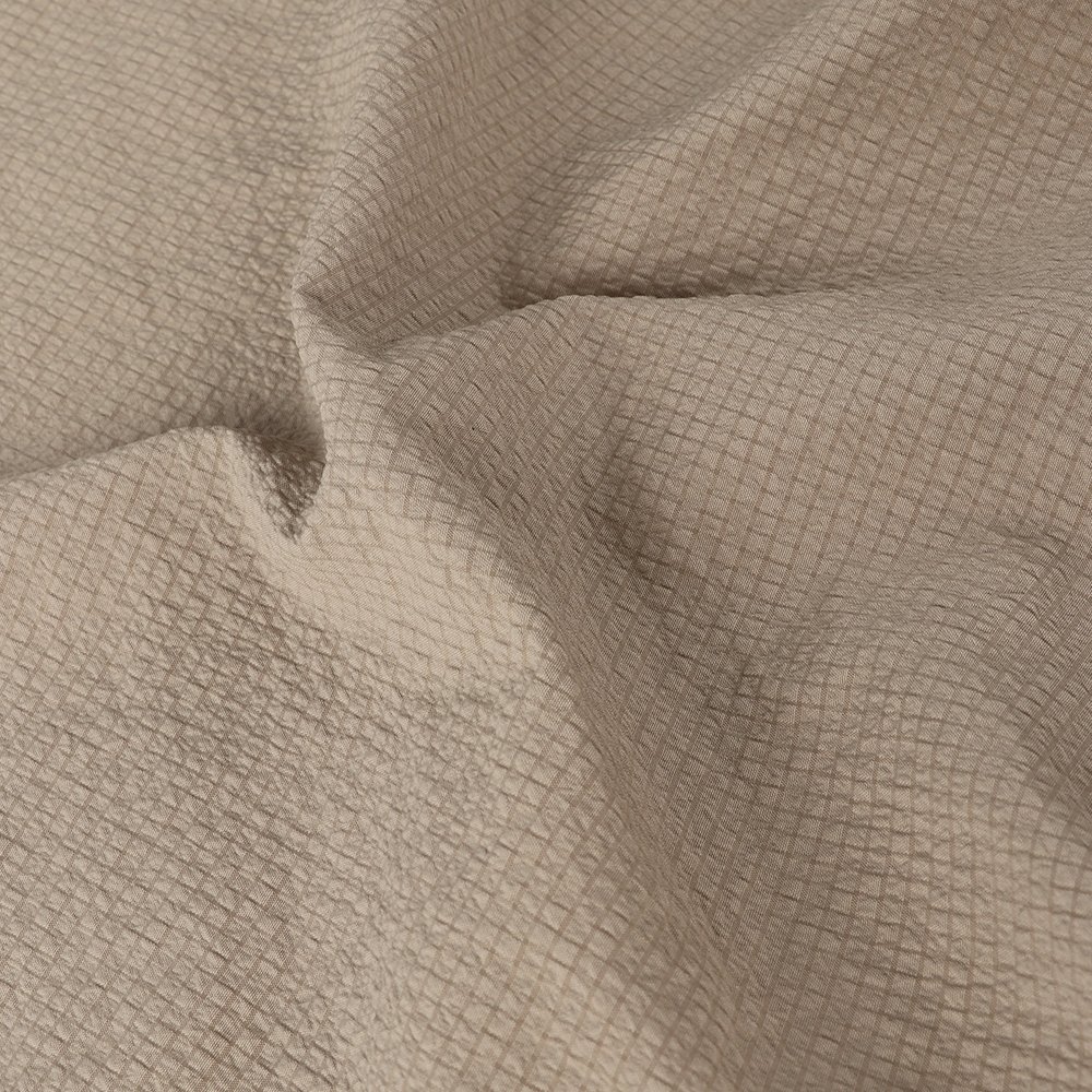 Recyclable 100% Polyester T400 Bubble Jacquard Plain Windproof Waterproof Woven Fabric Mechanical Elasticity Factory