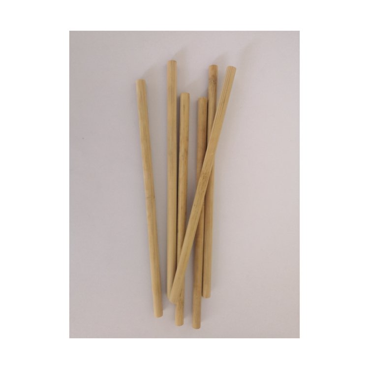 Natural Organic Eco-friendly fiber bamboo Straws Reusable bamboo Straws