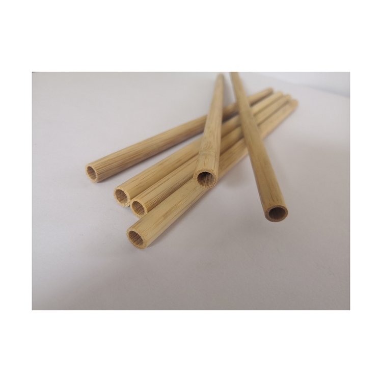 Natural Organic Eco-friendly fiber bamboo Straws Reusable bamboo Straws