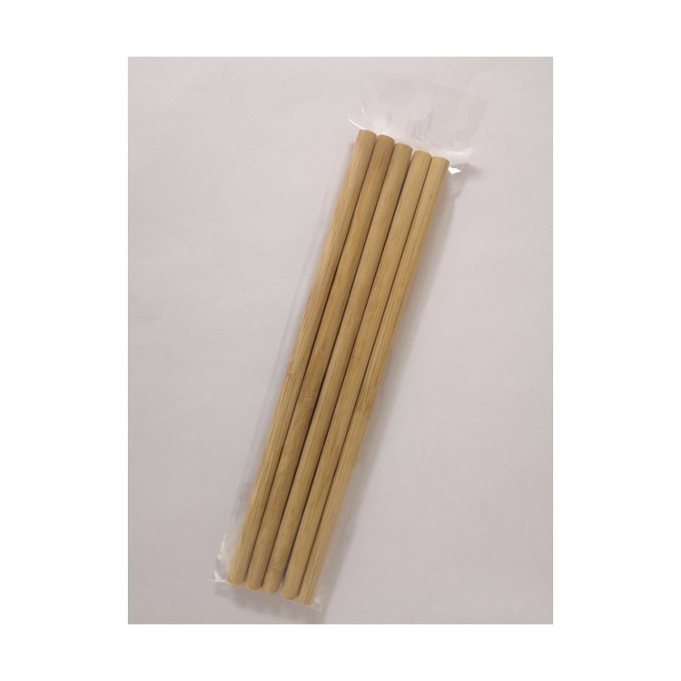 Natural Organic Eco-friendly fiber bamboo Straws Reusable bamboo Straws