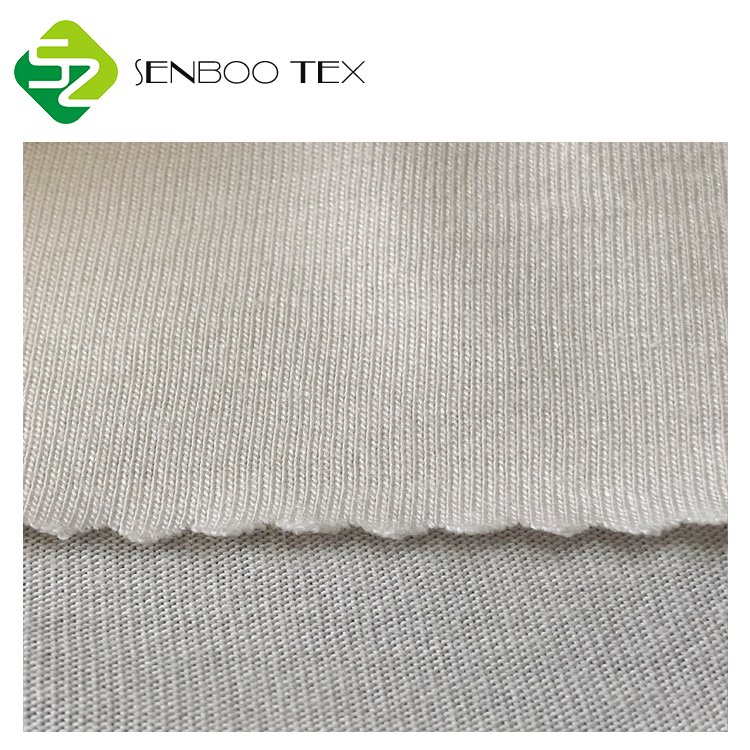 OEKO-TEX 100 Certified 70% Bamboo 30% Cotton 200gsm Stretch Jersey Fabric Eco-Friendly for Sleepwear and Underwear