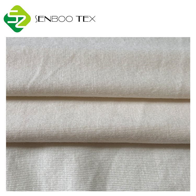 OEKO-TEX 100 Certified 70% Bamboo 30% Cotton 200gsm Stretch Jersey Fabric Eco-Friendly for Sleepwear and Underwear