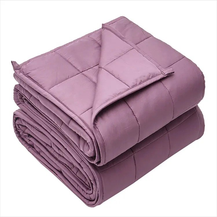Kids Weighted Knitted Cotton 15lbs Release Anxious Anxiety Chunky Weighted Blanket For Insomnia