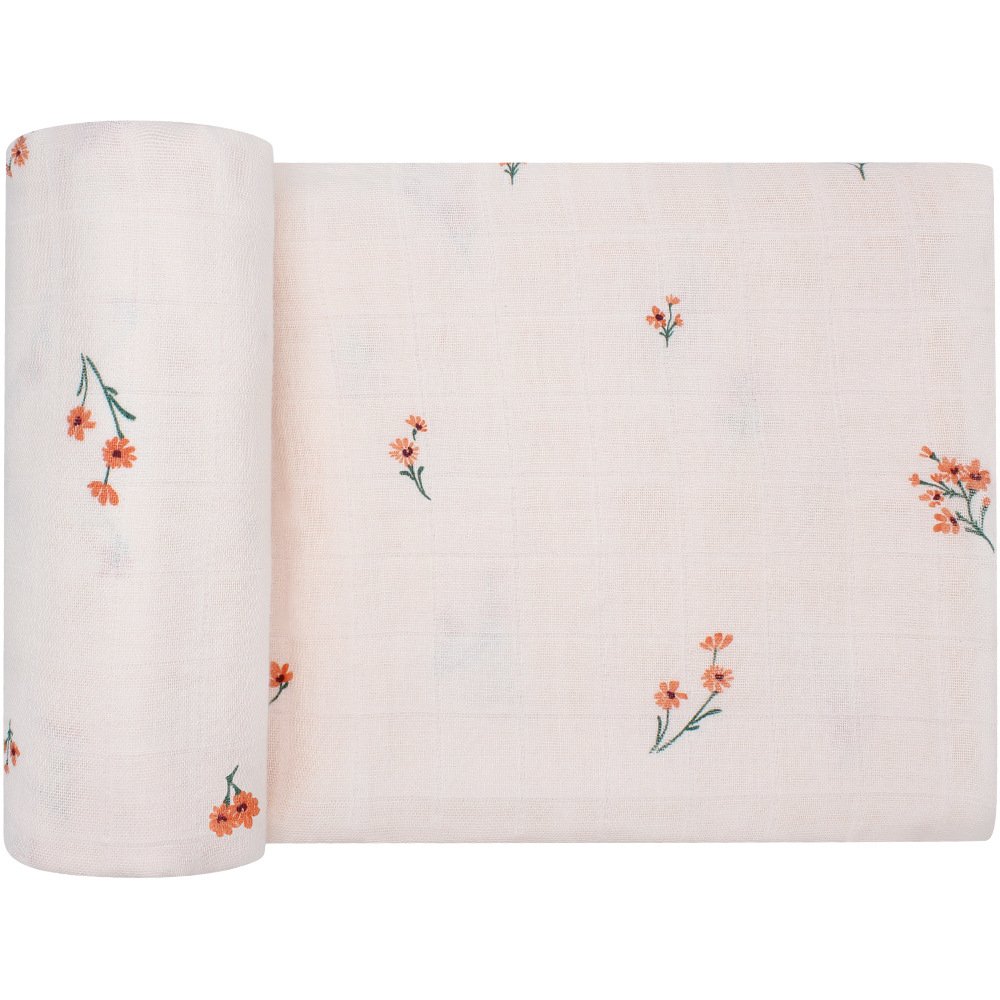 Soft Absorbent Bamboo Cotton Muslin with swaddle wraps Gauze Towel Baby Cloths Earthy Color Collection Lightweight Breathable