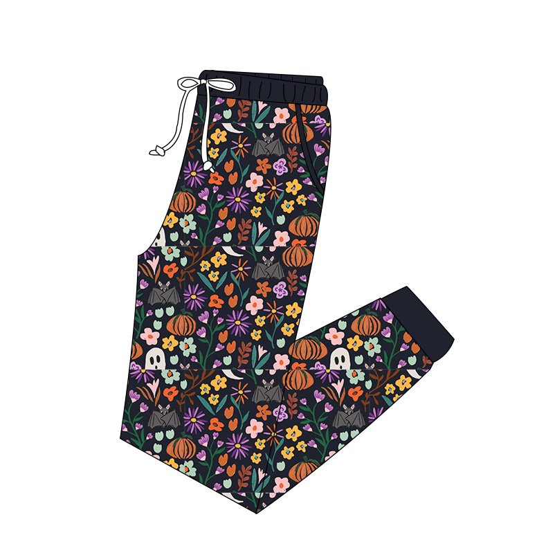 Custom designs kids bamboo clothes fall halloween print baby bamboo fiber pajamas boys and girls bamboo romper baby clothes