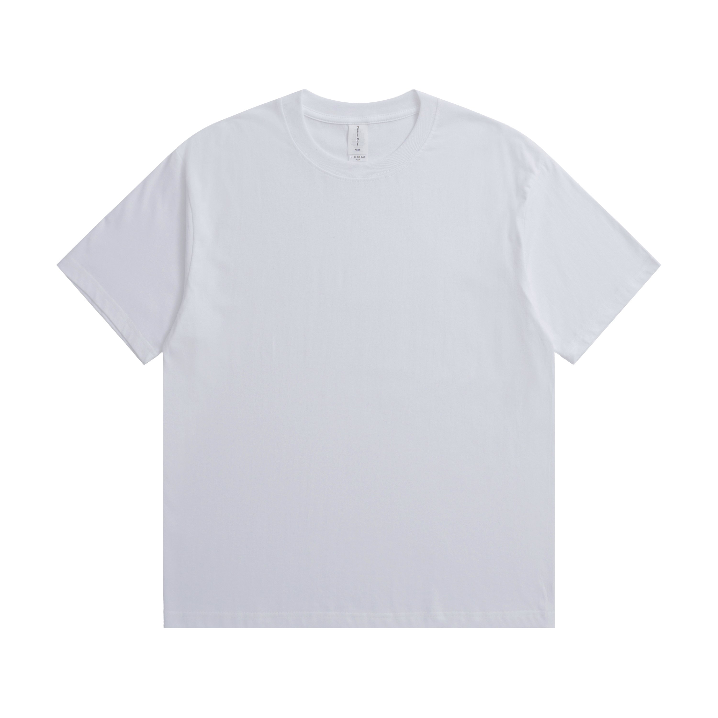 Unisex 180G T-Shirts for Men and Women Soft 100% Cotton and Polyester Embroidered Logo Light O-Neck Fitted Knitted Fabric