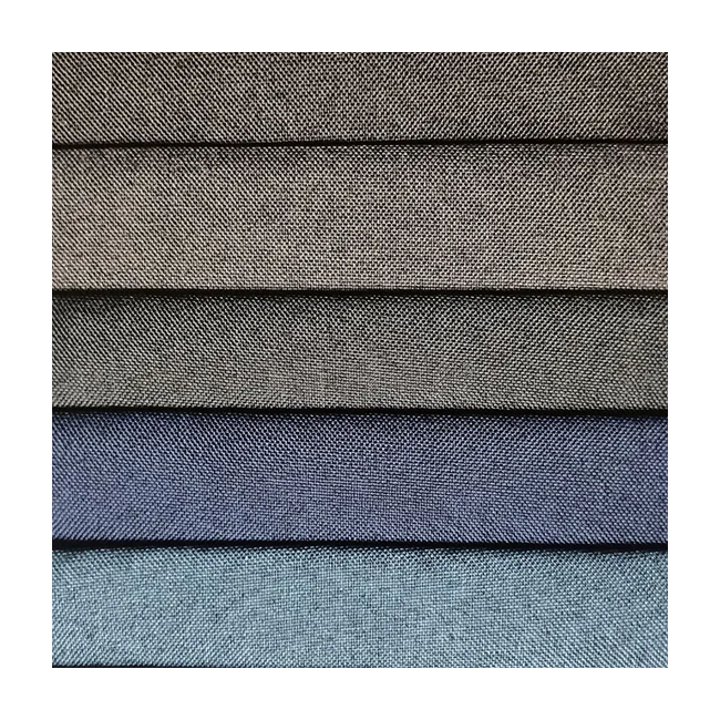 Breathability Sofa Upholstery Home Textile Holland Linen Velvet Fabric For Living Room Sofa