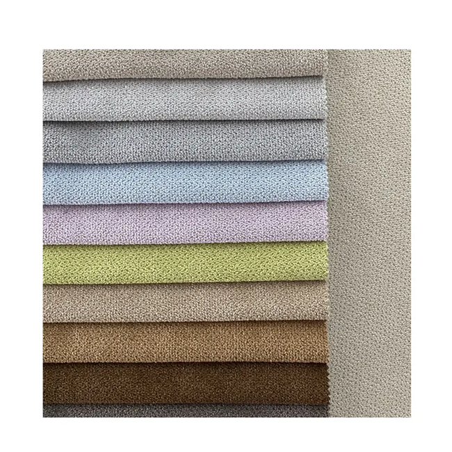 Breathability Sofa Upholstery Home Textile Holland Linen Velvet Fabric For Living Room Sofa