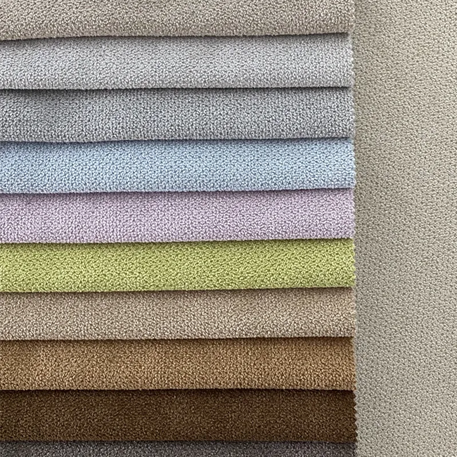 Breathability Sofa Upholstery Home Textile Holland Linen Velvet Fabric For Living Room Sofa