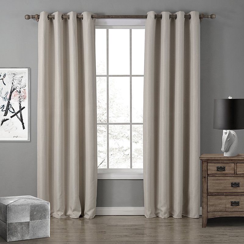 Foshan and Guangzhou polyester fabric bed room linen curtain fabric home and hotel 100% blackout curtains
