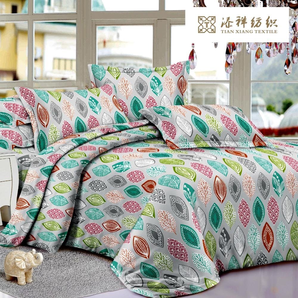bedsheet wholesale microfiber printed fabric for 3d bedsheet fabric stock lot 100% polyester microfiber bed sheet fabric