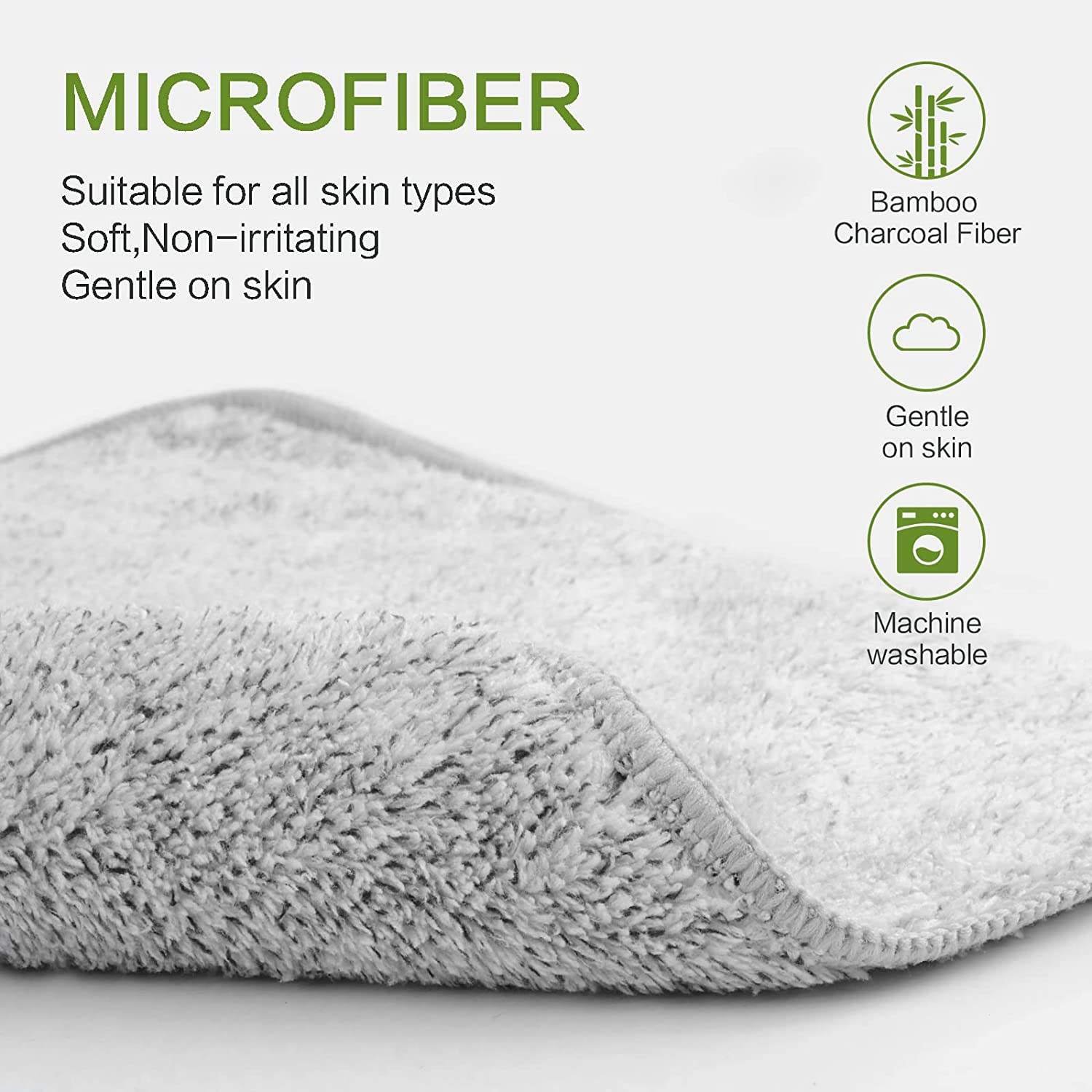 Customizable Print Sublimation Reusable Dish Clean Microfiber Bamboo Charcoal Towels for the Kitchen Towel