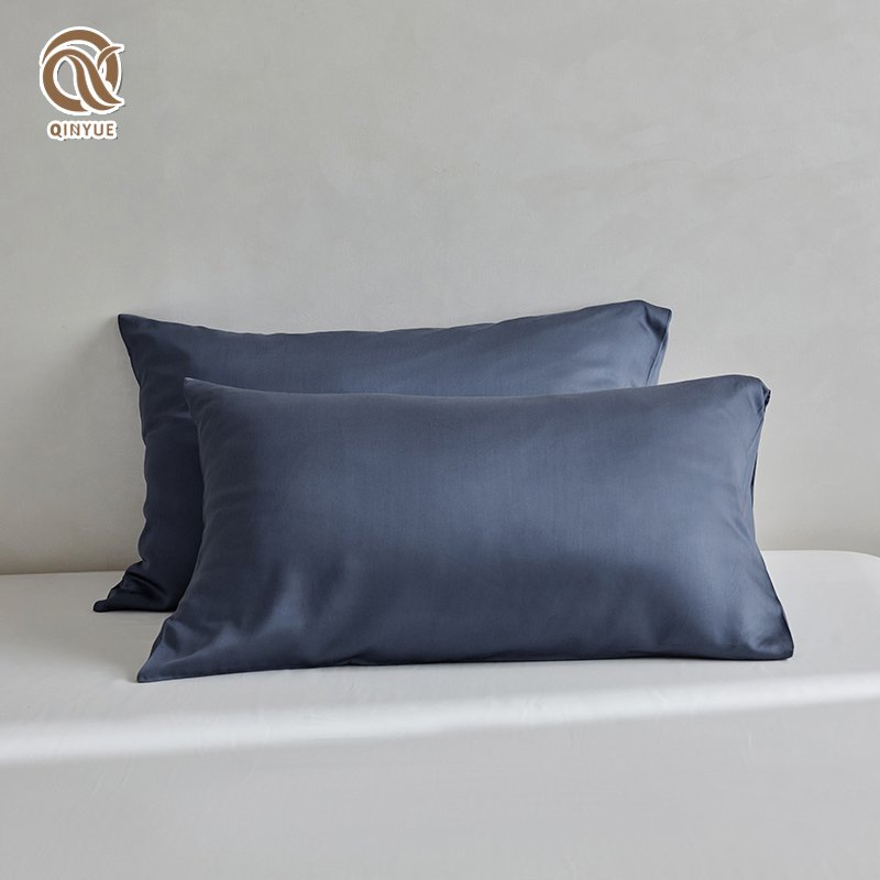 wholesale OEKO-TEX Certification Envelope solid color king size Bamboo pillowcase bedding set