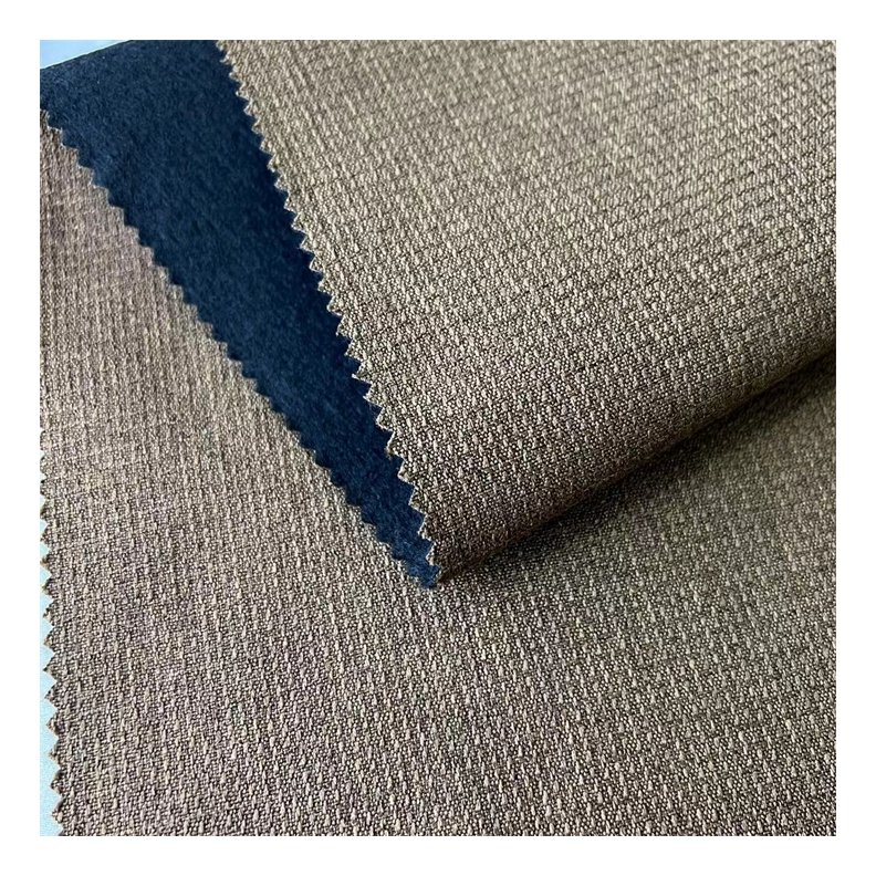 CC-EN-176 Hot Sale European Market 100% Polyester Linen Fabric Upholstery Fabric For Sofa