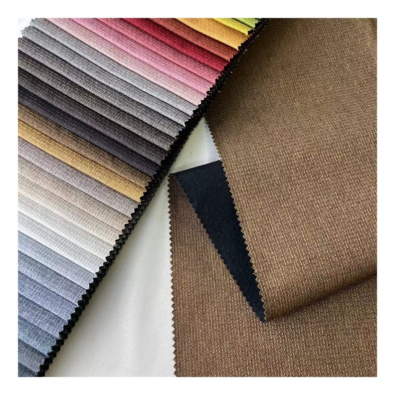 CC-EN-176 Hot Sale European Market 100% Polyester Linen Fabric Upholstery Fabric For Sofa