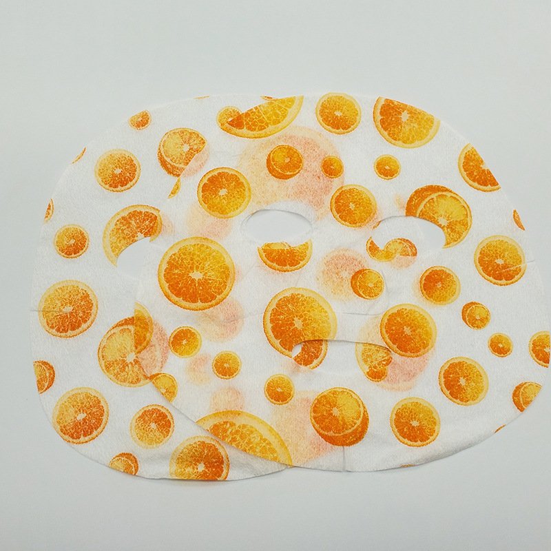 OEM 30gsm Tencel Face Mask Sheets Printing Facial Mask Fabric Spunlace fabric Plain Weave customized