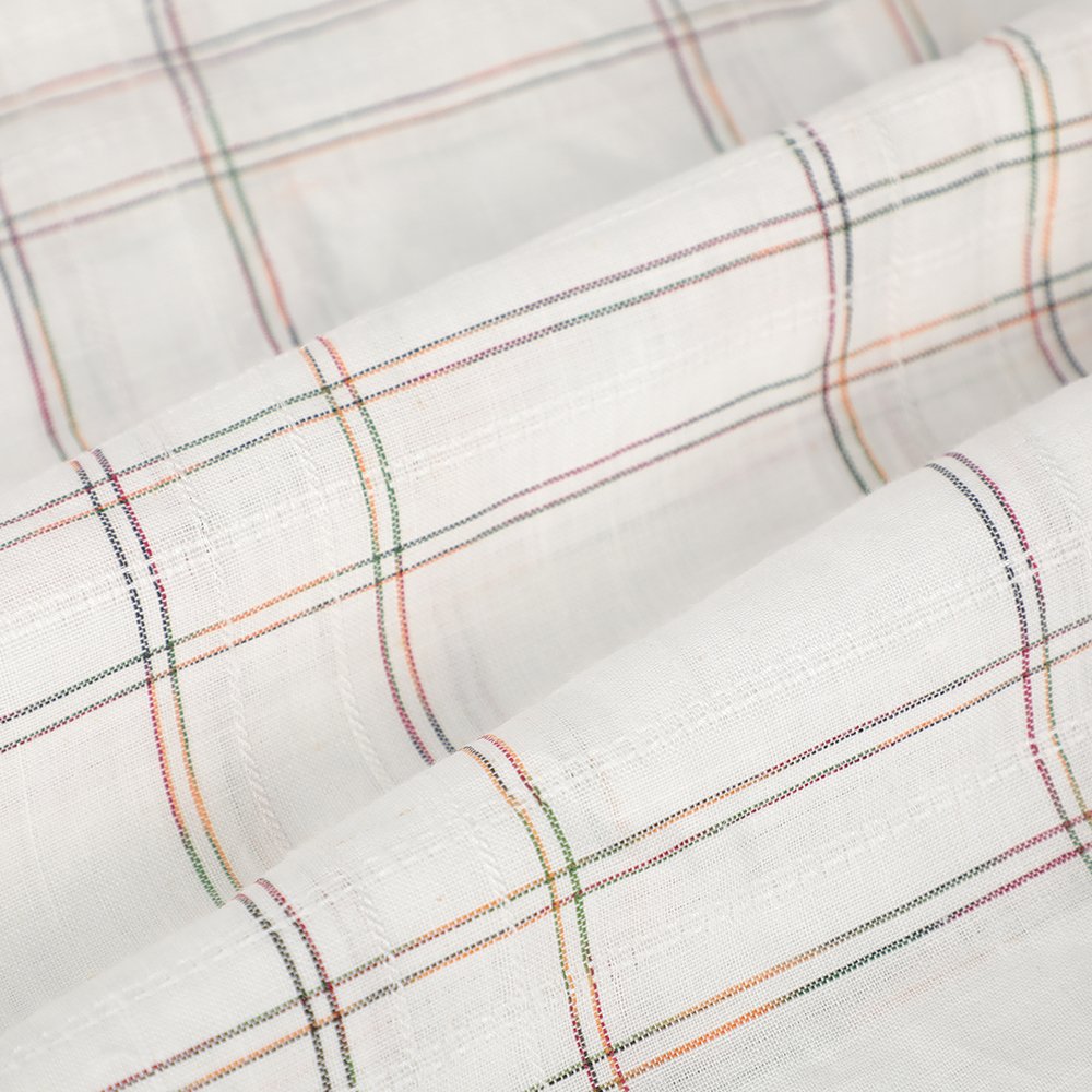100%Ramie Wholesale Production Factory Custom Beautiful Fashionable Design With Jacquard Yarn Dyed Fabric