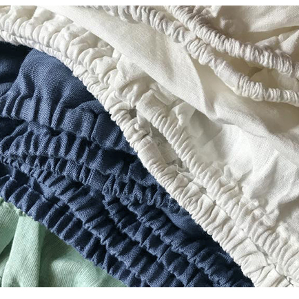 Extra Wide Width Linen Fabric 280cm Plain Dyed Organic Flax fiber Woven Wholesale Washed Softened Lino 110 inch for Fitted Sheet