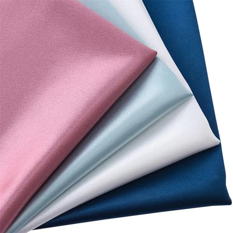 Factory price Breathable Exquisite customized colors and digital printed matte satin fabric for pyjamas