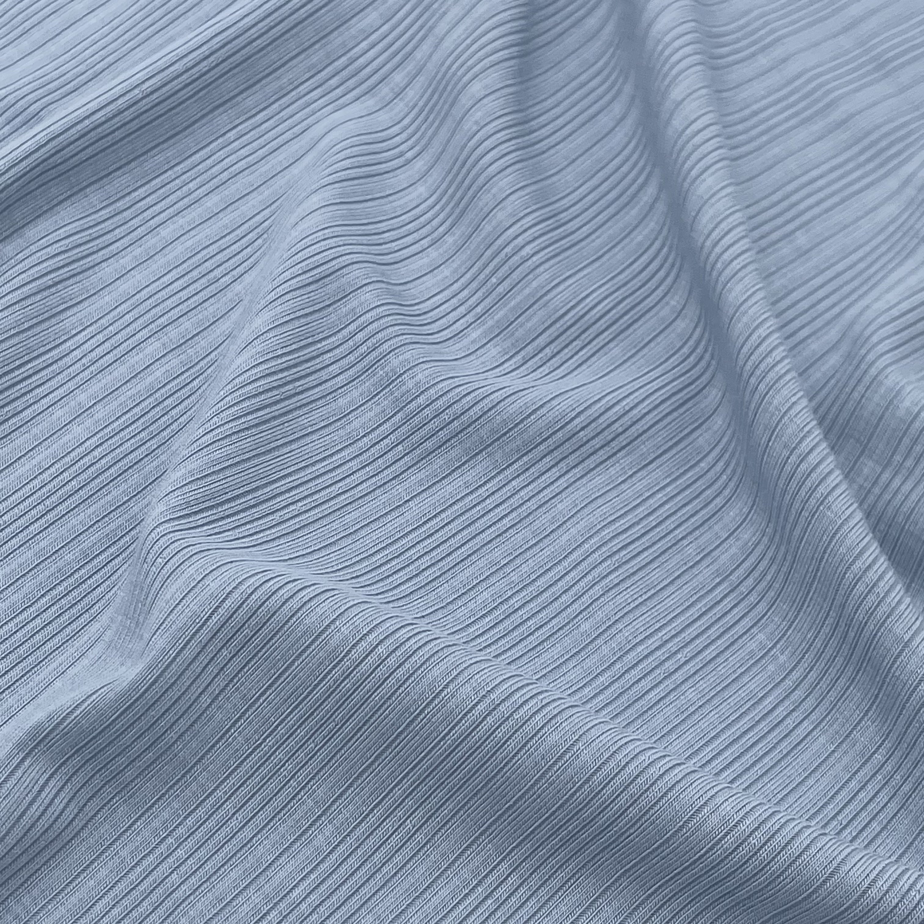 Bamboo fiber irregular ribbed arbitraily clipping knitted fabric 60S+30D