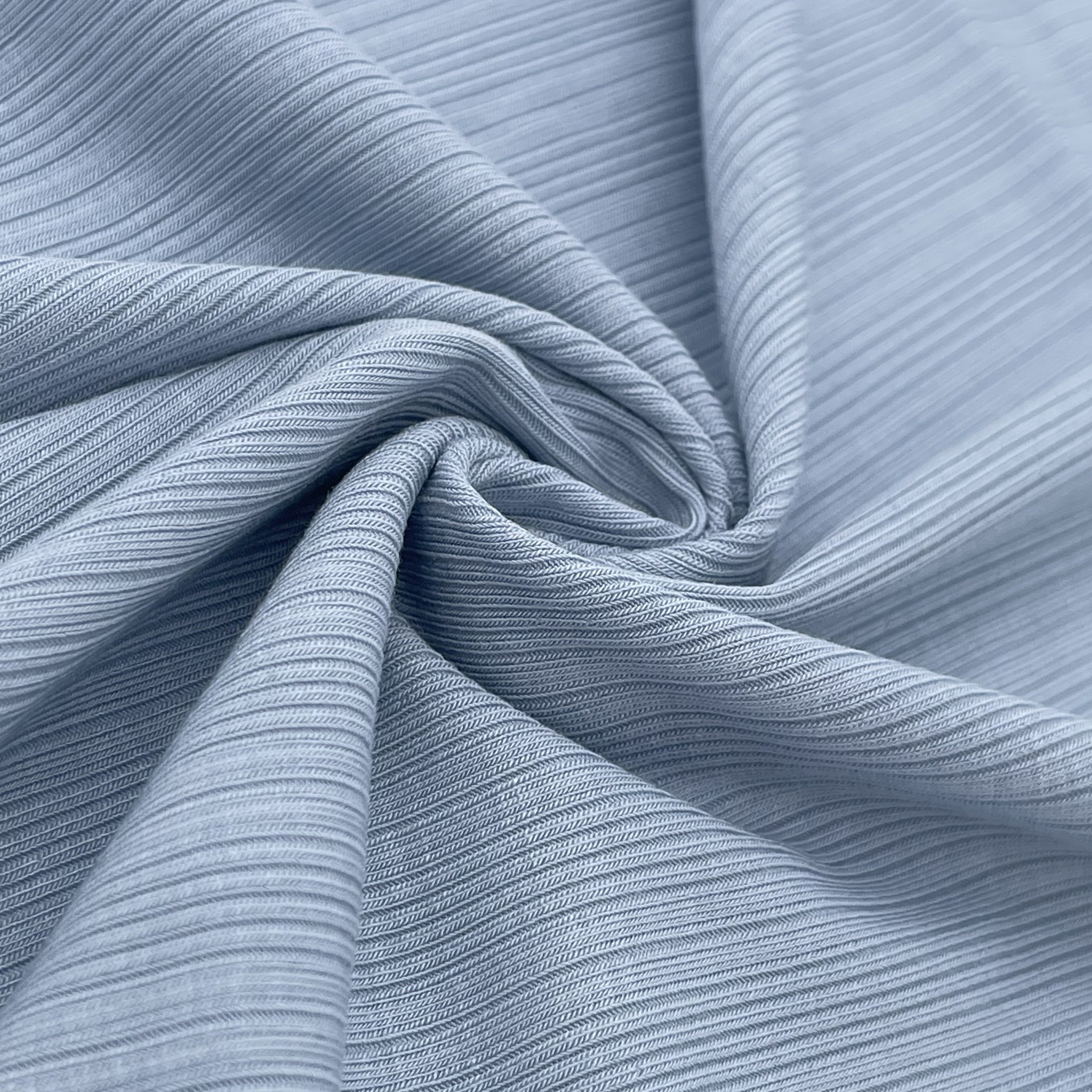 Bamboo fiber irregular ribbed arbitraily clipping knitted fabric 60S+30D