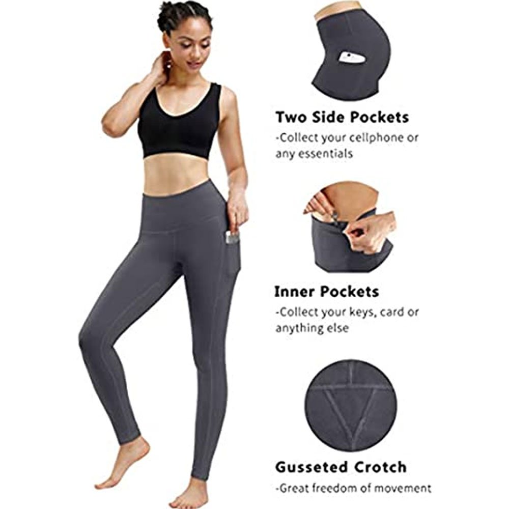 Women's High Waist Fitness Leggings Stylish Reflective Stretchable Gym Sport Run Yoga Wear for Workout