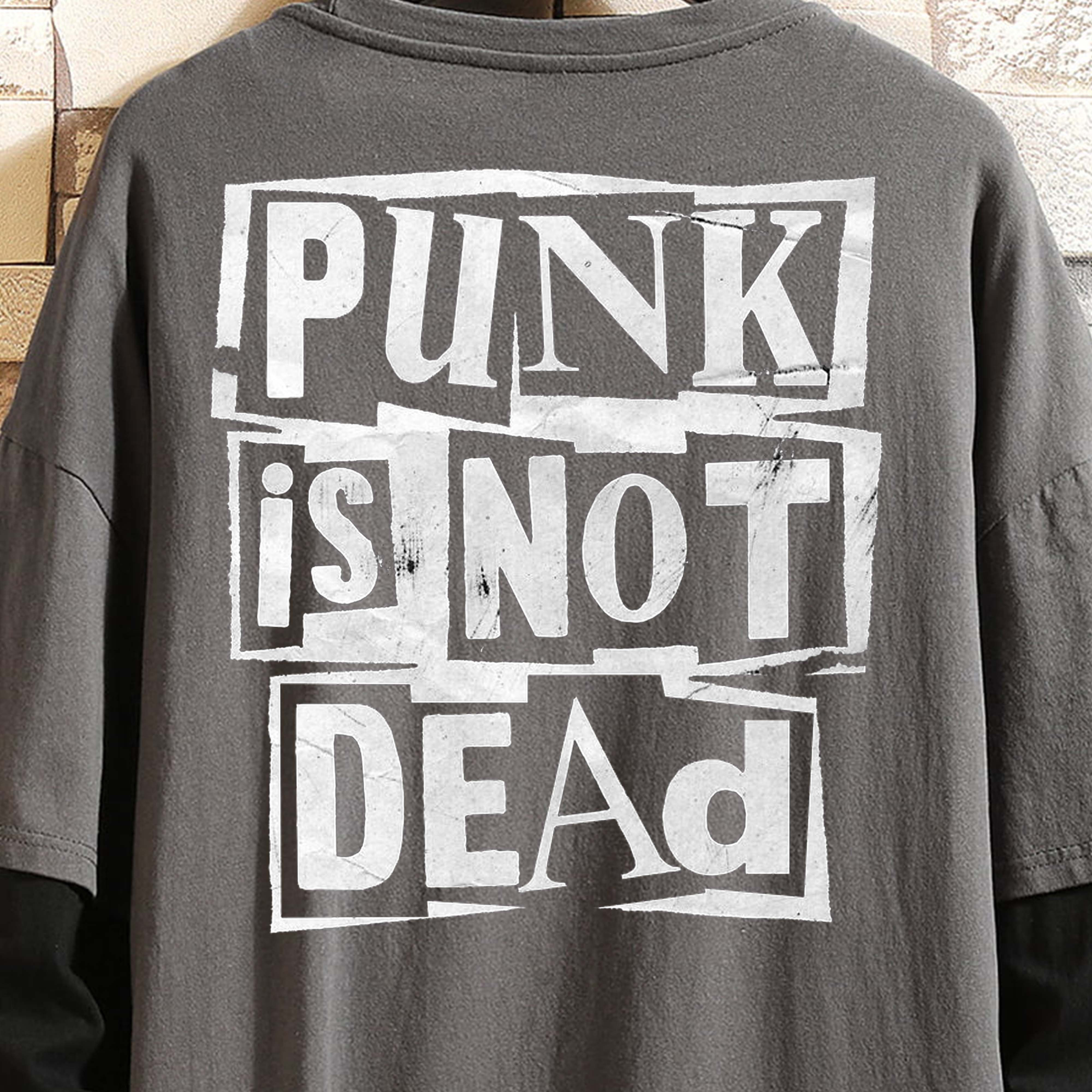 Custom Clothing 100% Cotton Oversized T-shirts Vintage Graphic Dtg Printing Double Layer Long Sleeve Men's T Shirt