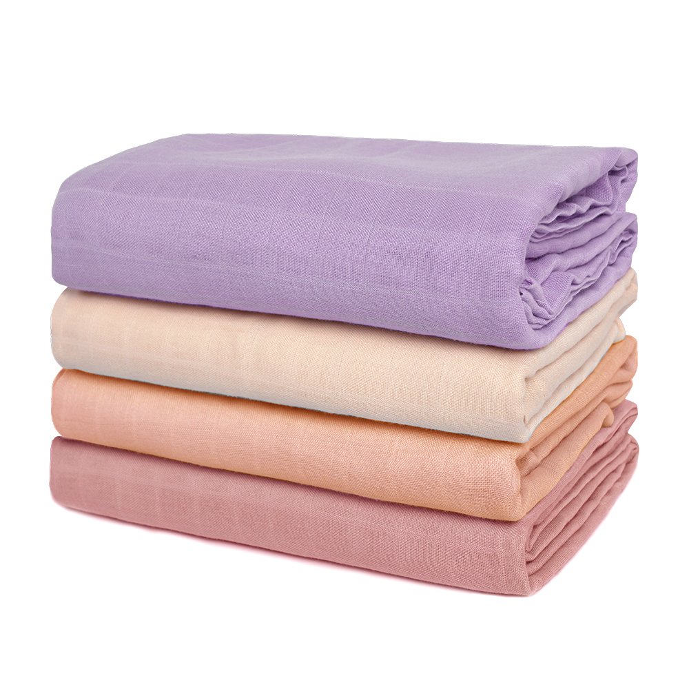 price custom printed new born bamboo cotton baby private label muslin fabric swaddle blanket bath 47in x 47in wrap for newborn