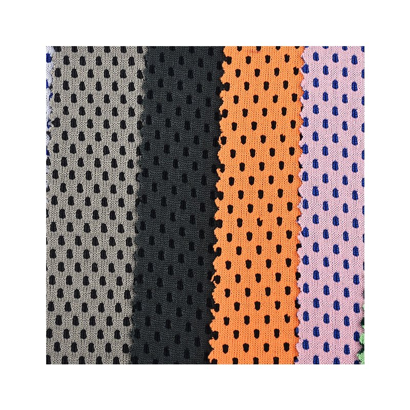 Breathable Wicking Moisture Wicking Cellular Fabric Beach HX102 Cheap Stock Knitted for Jersey 100% Polyester Fabric Mesh Fabric