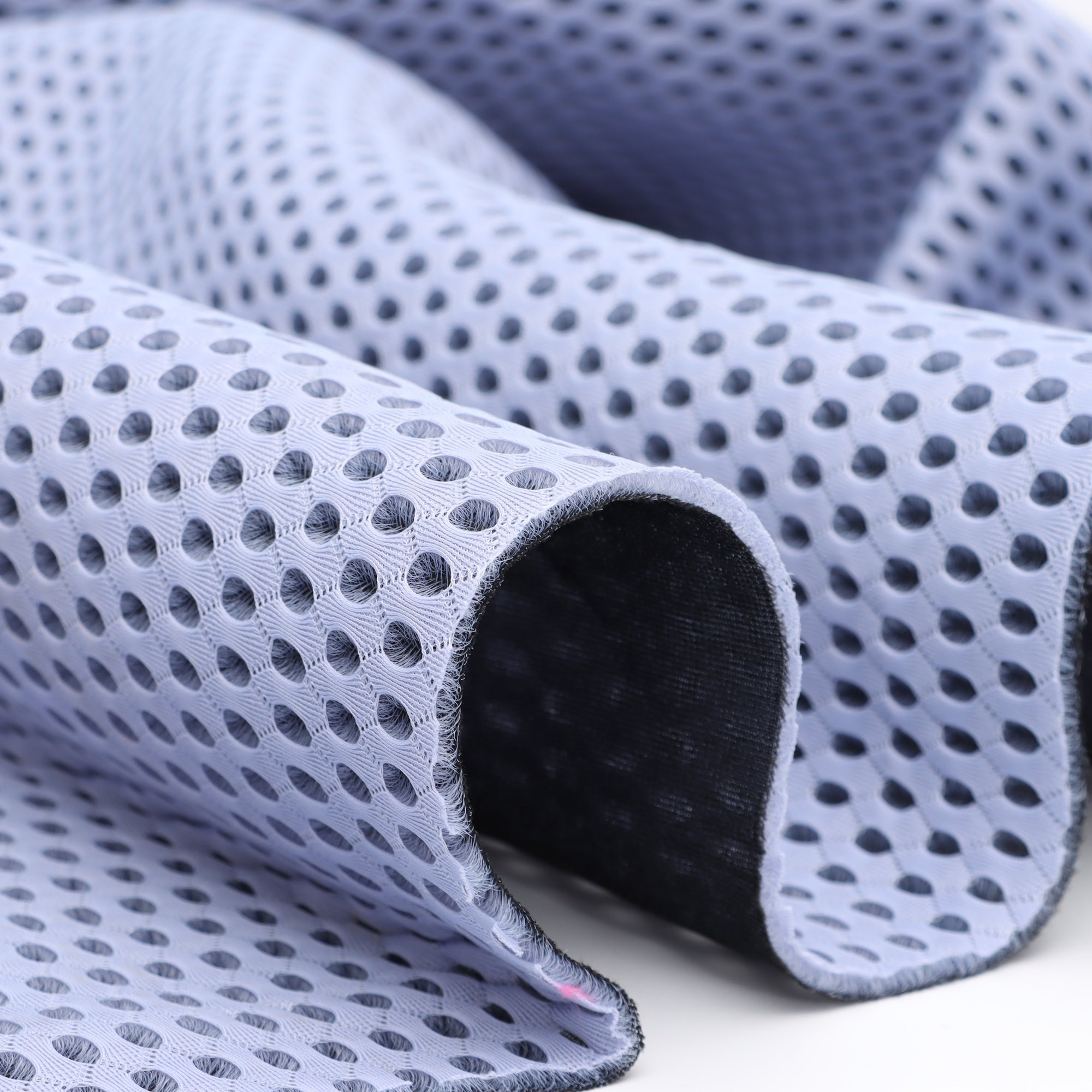 Factory Custom 100% Polyester 3D Air Dual Color Sandwich Mesh Fabric For Bedding Rehabilitation Supplies