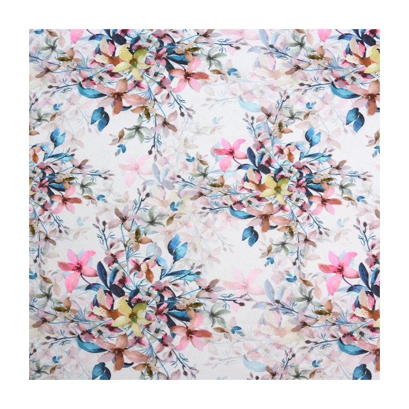 Digital Tropical Print Custom Flower pattern polyester woven 75D Chiffon georgette Fabric Sudanese Toub