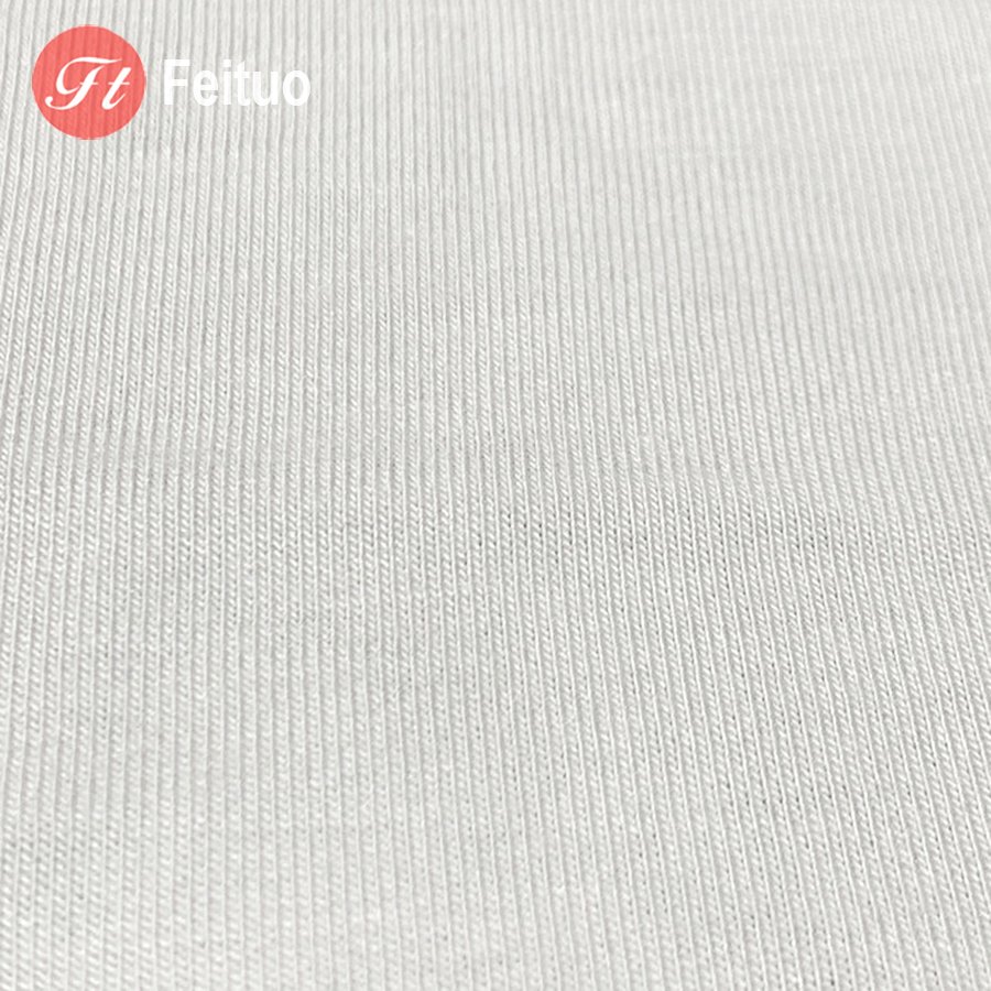 UV Protection Moisture Absorption Anti-bacterial 95% Bamboo 5% Spandex Elastance Bamboo Jersey T shirt Fabric