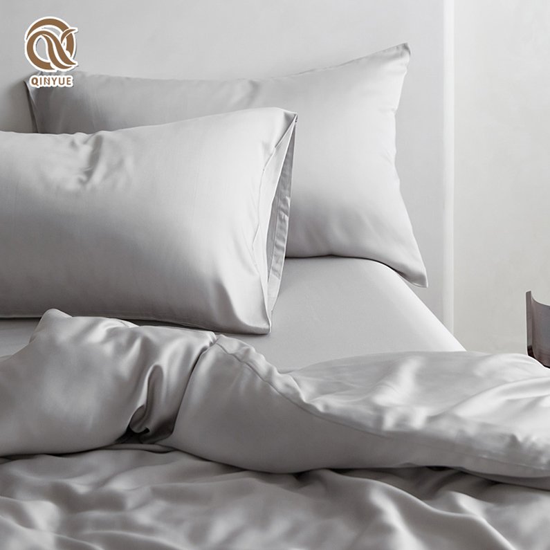 Wholesale Bedsheet Set Duvet Cover Set Home Queen Size Home Textiles Bamboo Lyocell Sheet Set