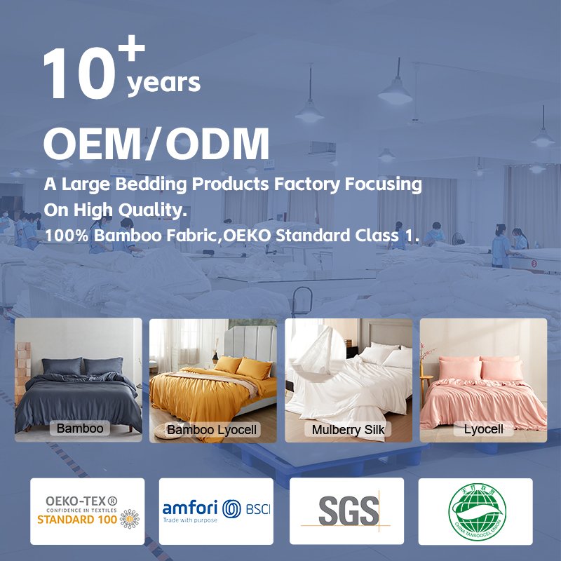 Wholesale Bedsheet Set Duvet Cover Set Home Queen Size Home Textiles Bamboo Lyocell Sheet Set