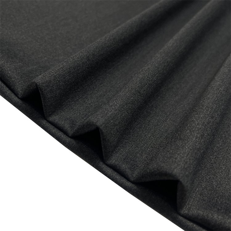 Wrinkle resistant Silk Organic Bamboo Polyester Stretch Scrubs Fabric for medical uniform