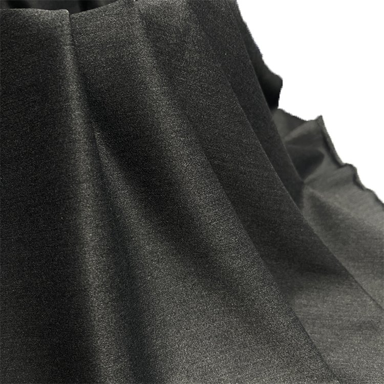 Wrinkle resistant Silk Organic Bamboo Polyester Stretch Scrubs Fabric for medical uniform