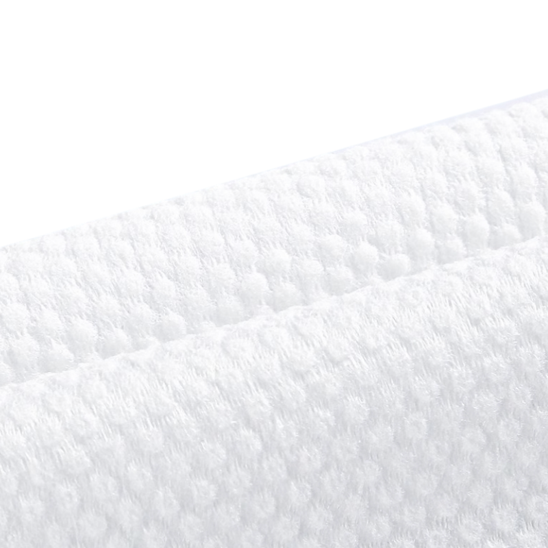 Dot Embossed Spunlace Nonwoven Bamboo Fiber Non Woven Fabric Roll Non-Woven Facial Wet Wipes
