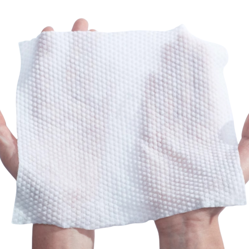 Dot Embossed Spunlace Nonwoven Bamboo Fiber Non Woven Fabric Roll Non-Woven Facial Wet Wipes