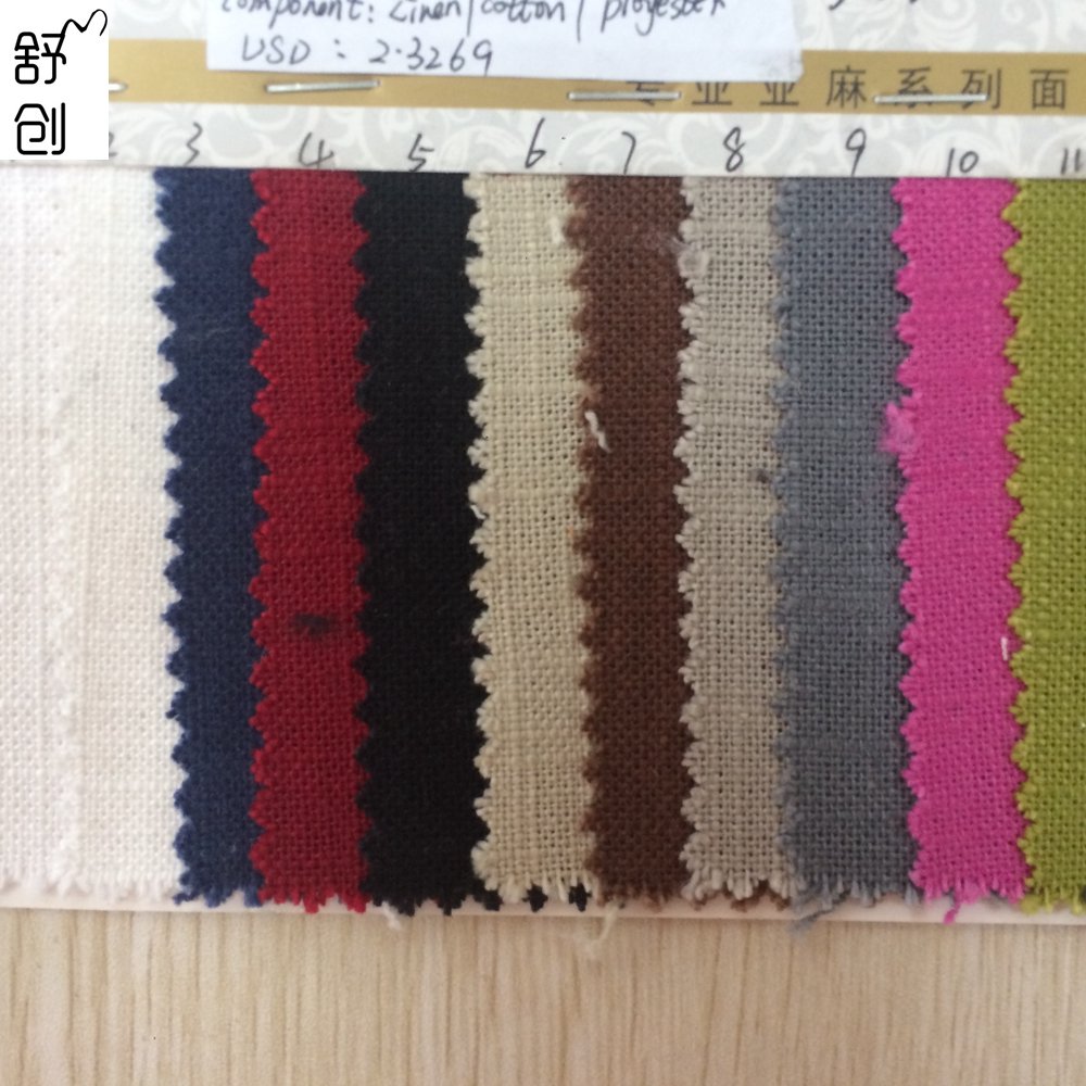 breathable linen blend fabric