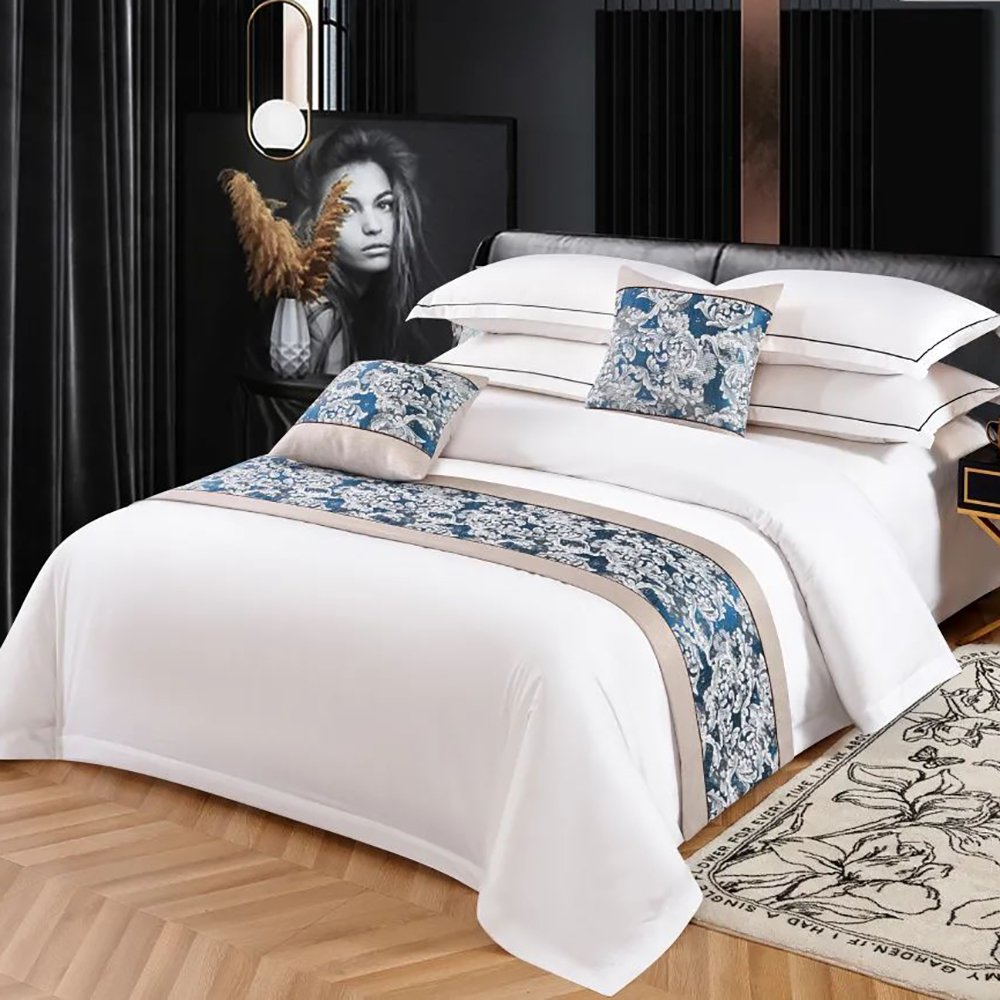 Wedding Bed Sheet Five Star Hotel 100 Cotton Bedding King Set Bed Cover Duvet