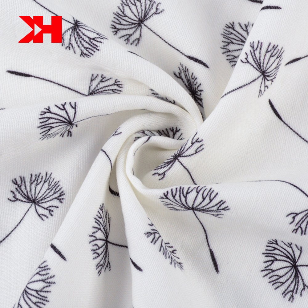 Kahn custom digital printing services bamboo fiber fabric for baby romper zipper