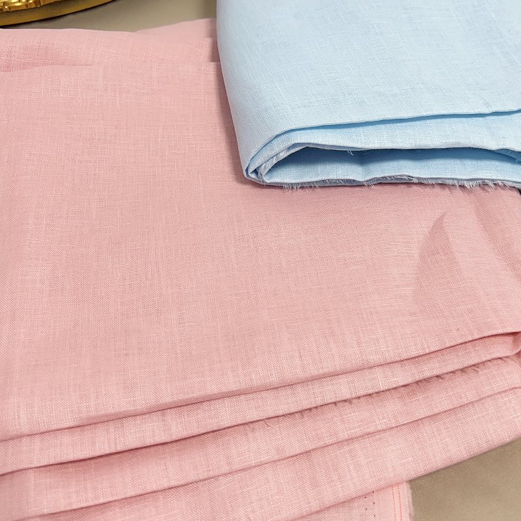 Pure Natural 100% Linen Fabric for Clothing pillowcase wholesale