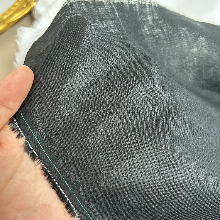 Pure Natural 100% Linen Fabric for Clothing pillowcase wholesale