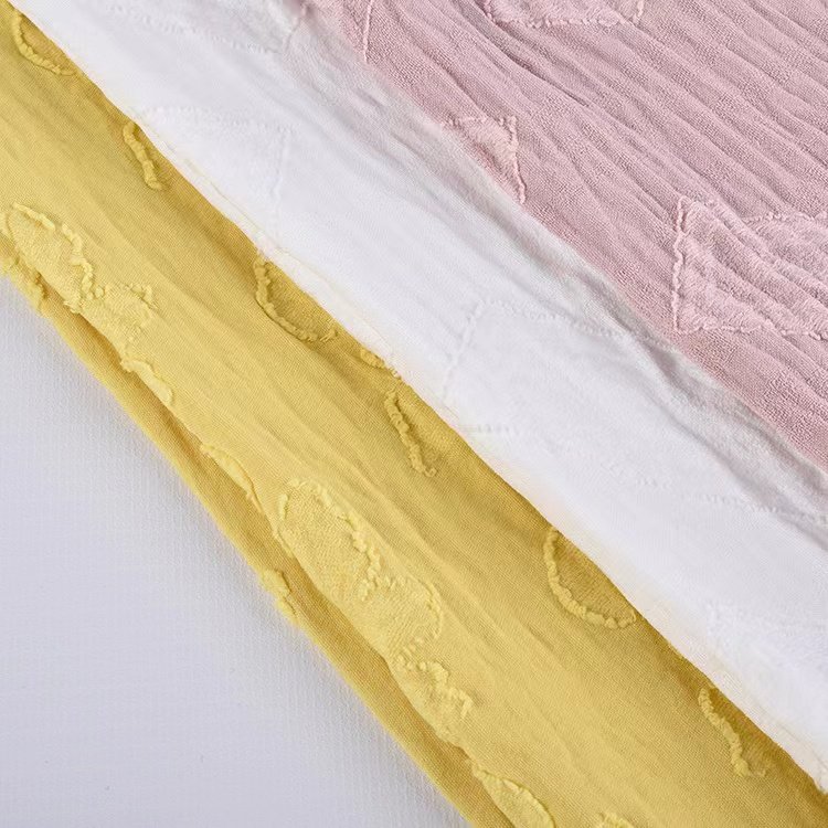 Hot Selling CEY Fabric Custom Design Cut Flower Brocade Jacquard Woven 100% Polyester Fabric For Dress