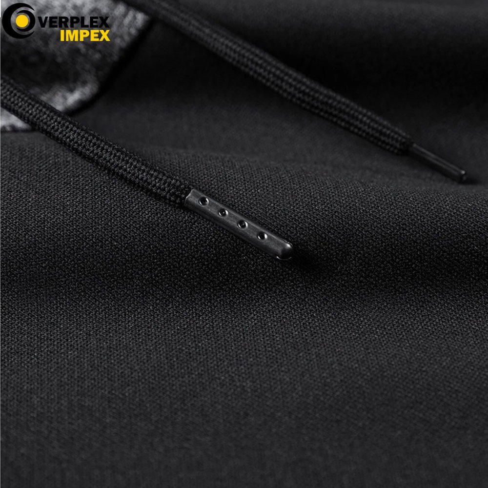 Factory Best Quality 6XL Size Breathable Hoodies Men Long Sleeves Winter Collection Embossed Print Pattern Made Fleece Fabric