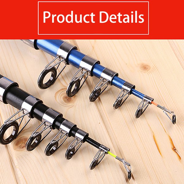 TOPIND Wholesale Super Hard Carp Telescopic Glass Fishing Pole Rod For Saltwater Freshwater Use