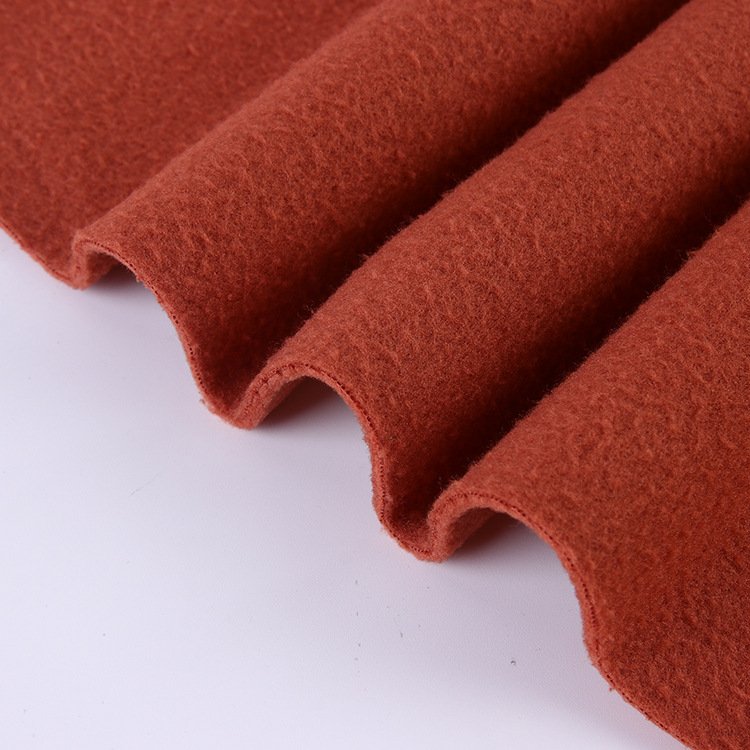 Manufacturers spot 32s double-sided fleece single-sided polar fleece 280g sports flannel full polyester coat plush fabric