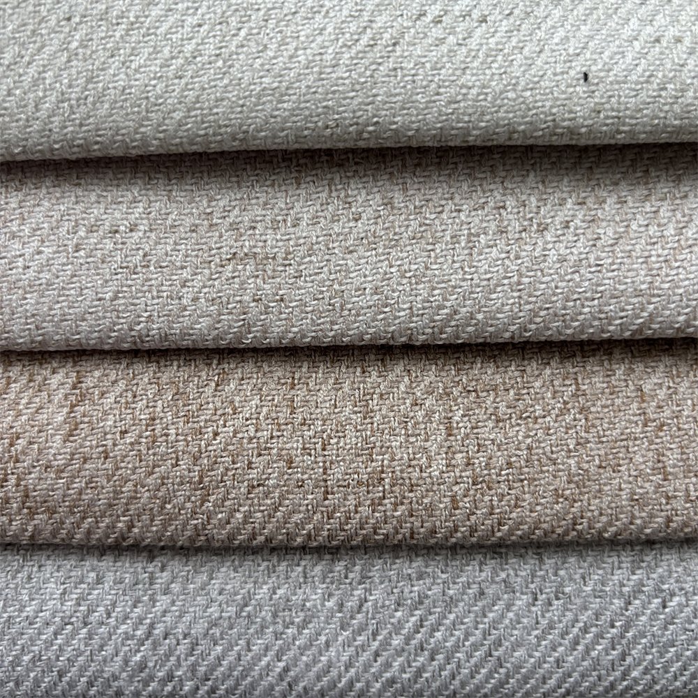 herringbone upholstery fabric linen fabric for sofa furniture cushion pillow curtains Vega 0163