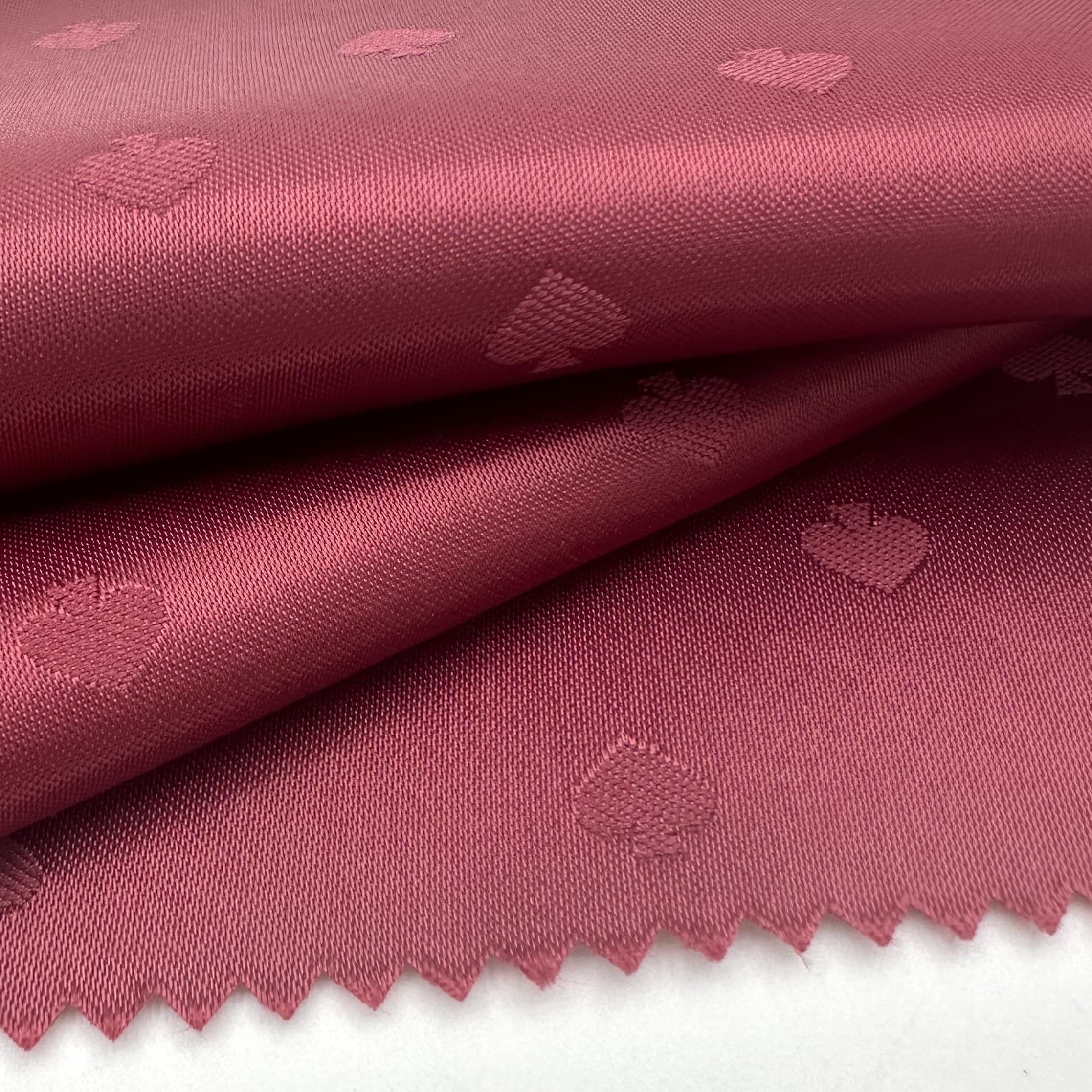 100% Polyester Fabric 75D 107gsm Satin Dobby Lining Fabric Dot Patterns Jacquard Stretch Satin Fabric